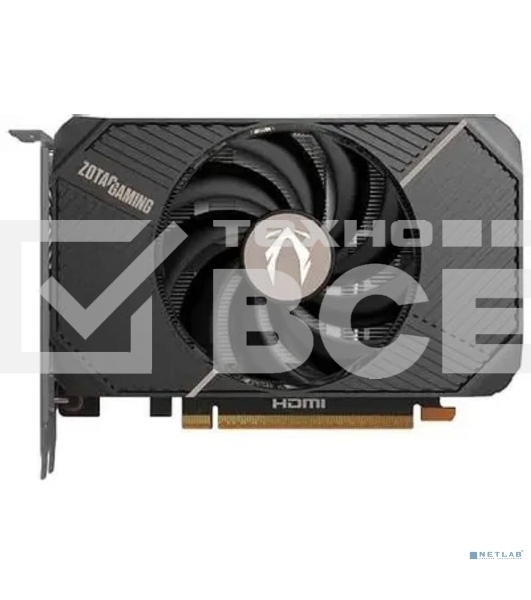 Видеокарта Zotac PCI-E 5.0 RTX 5050 SOLO 8GB NVIDIA GeForce RTX 5050 8Gb 128bit GDDR6 2572/20000 HDMIx1 DPx3 HDCP Ret