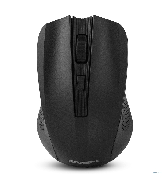 Мышь беспроводная SVEN RX-400W черный, 1400 dpi, радиоканал, USB, кнопки - 4