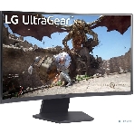 Монитор 27' LG 27GS60QC-B VA 2560x1440, 180 Гц, 1 мс, 16:9, 300 кд/м², HDMI 2.0, DP 1.4, 3.5 Jack, HDR10, FreeSync, изогнутый экран (1000R), черный, фото5