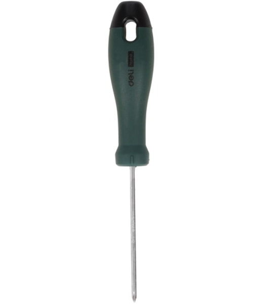 Отвертка Deli Крестовая отвертка ';Home Series Green'; Deli HT1203L PH0x75мм Эксклюзивный дизайн, рукоятка из высококачественного софттач пластика
