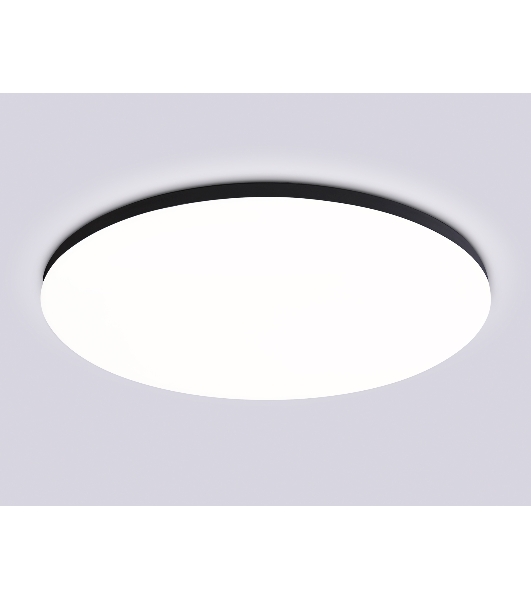 Умный светодиодный светильник FZ2005 BK черный IP54 25W 3000K-6500K+RGB Wi-Fi Алиса/Tuya/Smart Home/Alexa D370*55 (ПДУ ИК)