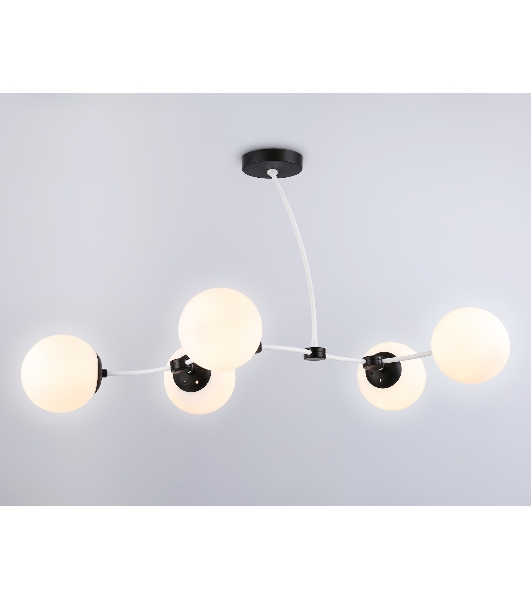 Светитльник Ambrella Light TR2546/5 WH/BK белый/черный E27/5 max 60W 950*600*450