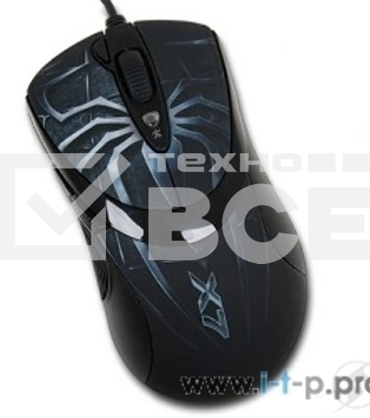 Мышь проводная A4Tech XL-747H синий, 3600 dpi, USB, кнопки - 7