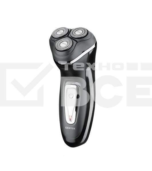 Бритва Centek CT-2166 (хром/черный) ротор, АККУМУЛЯТОР + РАБОТА ОТ СЕТИ,триммер     