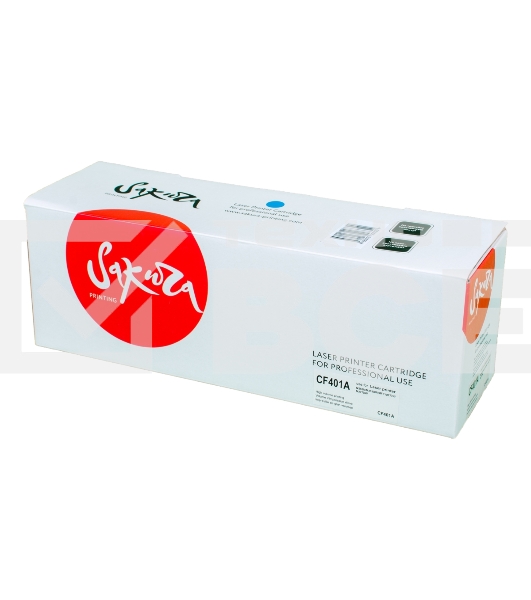 Картридж лазерный Sakura CF401A для HP Color LaserJet Pro M252n/M252dn/MFP277dw/277n, синий, 1400 к.