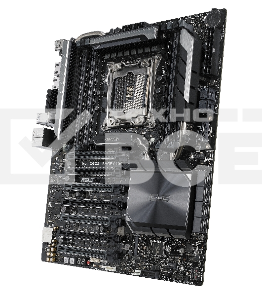 Материнская плата ASUS WS C422 SAGE/10G LGA2066, LGA2066, Intel C422, 8xDDR4, 8xSATA, 2xM.2 (PCIe x4/SATA), 7xPCIe 3.0 x16, 2xPCIe x16 (через PLX), 2x10Gb LAN (Intel X550-AT2), 1xUSB-C 10Gbps, 2xUSB-A 10Gbps, 4xUSB-A 5Gbps, 1xUSB-A 2.0, 1xHDMI, 1xDisplayP