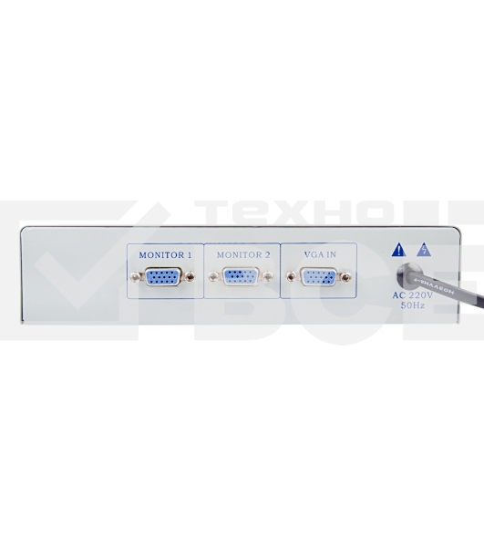 Делитель гнездо VGA на 2 гнезда VGA, 150 МГц, металл Rexant