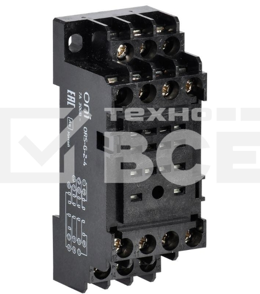 Розетка ORS-G-2-4 для реле OGR-2 4C ONI ORS-G-2-4-G