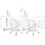 Кресло руководителя Бюрократ CH-608SL/ECO черный искусственная кожа крестовина металл хром, фото18