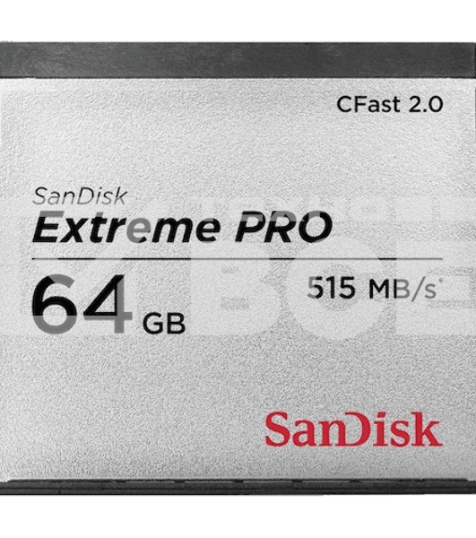 Флеш карта CFAST2.0 64GB SanDisk Extreme Pro 525Mb/s