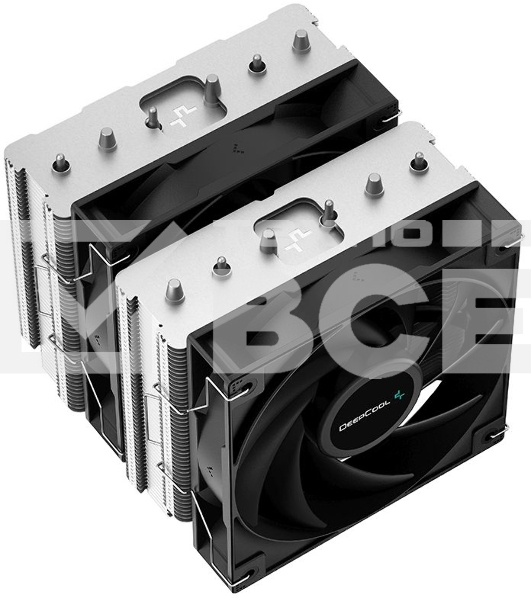 Кулер Deepcool AG620 R-AG620-BKNNMN-G-1 серебристый/черный 120мм алюминий+медь 1850rpm 29.4db 260W 157мм