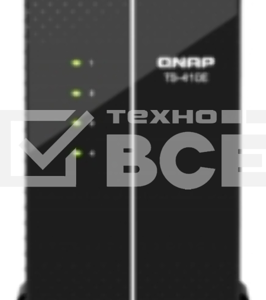 Сетевое хранилище SMB QNAP TS-410E-8G NAS fanless 4 2.5 SSD trays. Intel Celeron J6412 4-core 2.0-2.6 GHz, 8 GB RAM (max), 2x2.5 GbE, 4xUSB 3.2 Gen 2 (10Gbps),1xHDMI