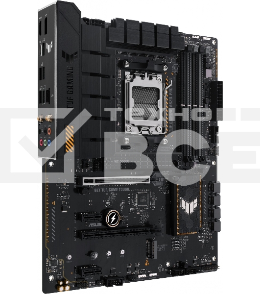 Материнская плата ASUS TUF GAMING A620-PRO WIFI, AM5, AMD A620, 4xDDR5, 4xSATA, 2xM.2, 1xPCI-E 4.0 x16, 1xPCI-E 3.0 x16, 2xPCI-E x1, 1xHDMI, 1xDP, 1x 2.5Gb LAN, 3xUSB-A 2.0, 2xUSB-A 3.2 Gen 2, 1xUSB-C 3.2 Gen 1, 5x3.5 мм, 7.1, ATX