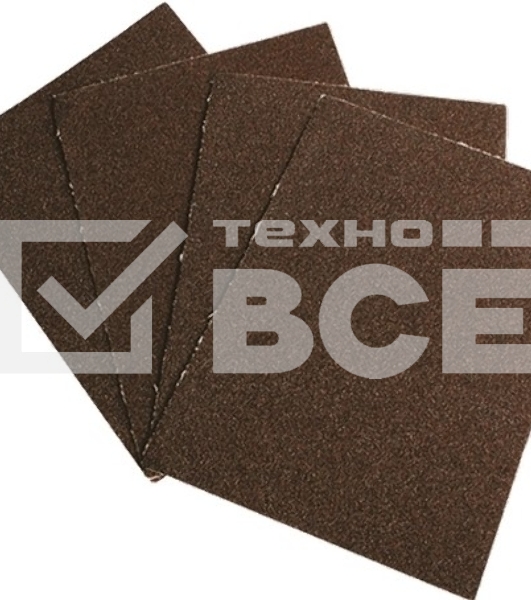 Шлифлист на тканевой основе, серия 14а, зерн. 10Н(P120), 240 х 170 мм, 10 шт., водост. (БАЗ) Росси