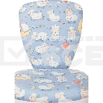 Кресло детское Бюрократ KD-W10 голубой овечки крестов. пластик пластик белый, фото8