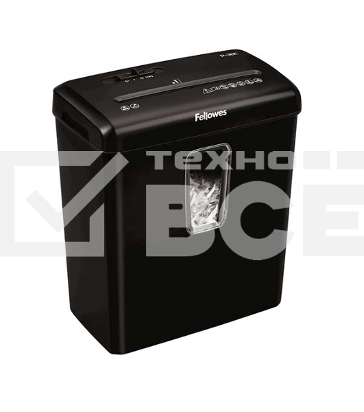 Шредер Fellowes® Powershred® P-30C, DIN P-4, 4х34 мм, 6 лст., 15 лтр.