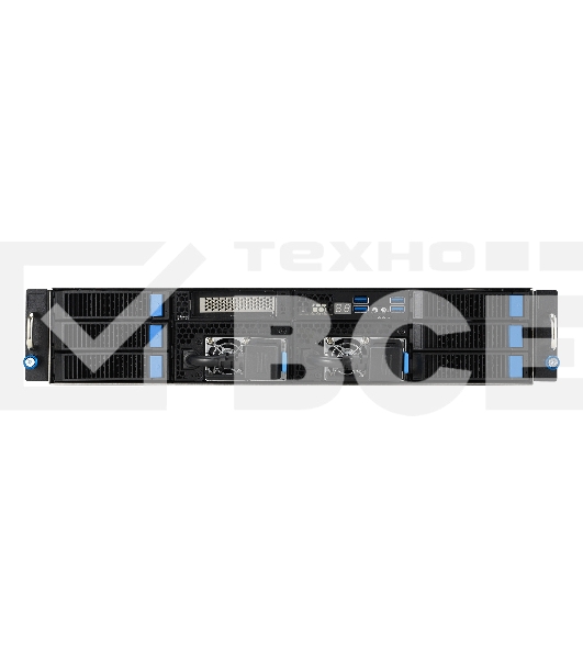 Серверная платформа/ ASUS ESC4000A-E12-SKU1, 2U GPU, 1 x SP5 LGA6096 EPYC 9004 (400W), 12DIMM DDR5, 2 x 2.5