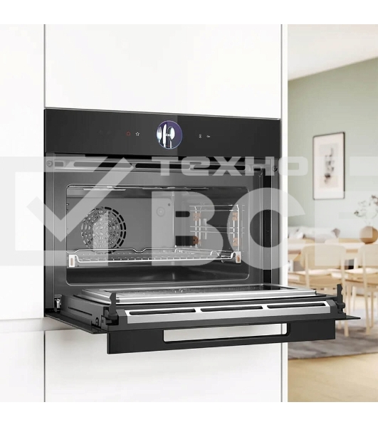 Встраиваемый духовой шкаф электрический Bosch CMG936AB1S черный