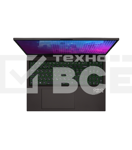 Ноутбук Osio CyberLine C160i-002 коричневый Core i5 12600H 16Gb SSD512Gb NVIDIA GeForce RTX4050 6Gb 16