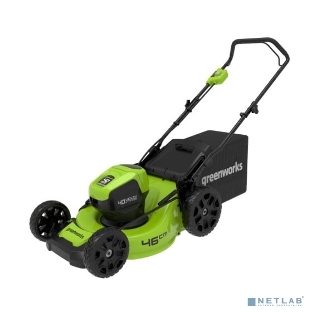 Газонокосилка аккумуляторная GreenWorks GD40LM46HPk4, 40 В, 4 Ач
