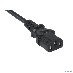Шнур для блока питания Cabeus, IEC 320 C13, вилка IEC 60320 С14, 0.6 м, 10А, количество проводов и сечении 3x0,75 мм2, цвет: черный, фото3