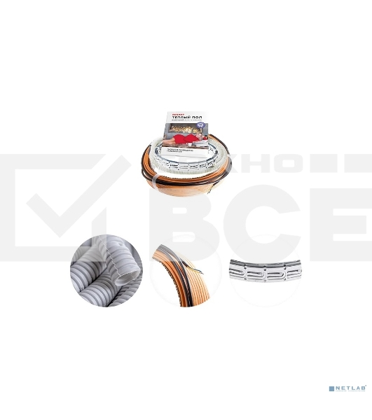 Теплый пол Rexant Standard RND -80-1200 (1200Вт/80м/ S обогрева, м2: 7,5-10,0) (двух жильный)