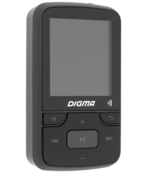 Плеер Hi-Fi Flash Digma Z4 BT 16Gb черный/1.5'/FM/microSD/clip