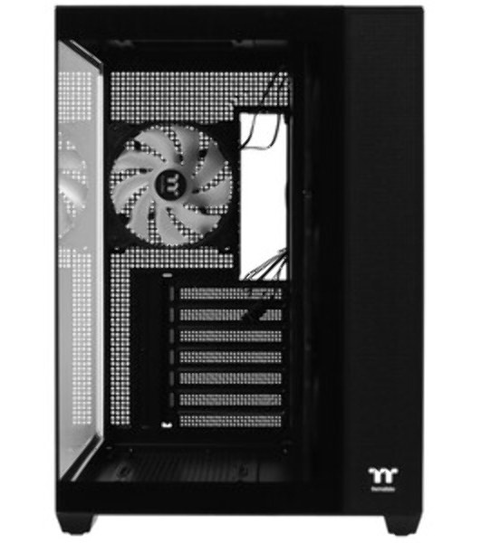 Компьютерный корпус Thermaltake View 380 TG ARGb черный без БП ATX 6x120мм 2x140мм 1x200мм 2xUSB3.0 audio bott PSU