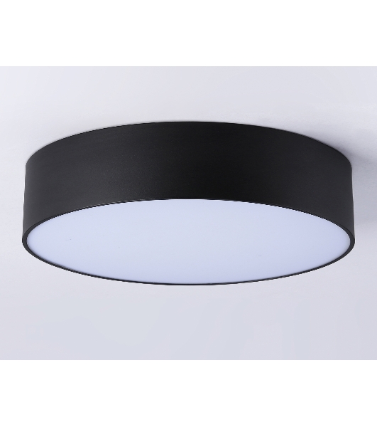 Потолочный светодиодный светильник Ambrella light FV5526 BK черный LED 35W 4200K D300*58 (Без ПДУ)