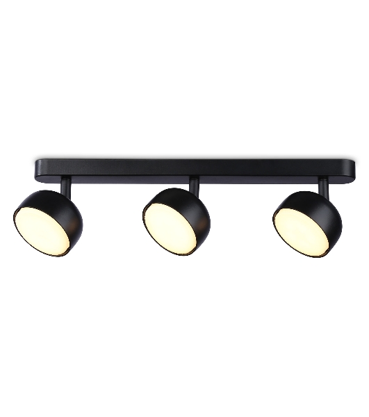 Светильник Ambrella light TN71018/3 BK черный GX53/3 max 12W 400*80*90
