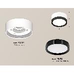 Светильник Ambrella Light XS8101002 SWH/PBK белый песок/черный полированный GX53 (C8101, N8113), фото 1