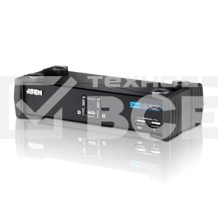 Переключатель электронный CUBIQ 2 PORT USB 2.0 DVI KVMP SWITCH
