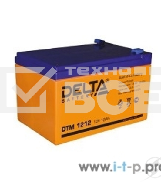 Батарея Delta DTM 1212 (12V, 12Ah)