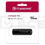 Флешка USB Transcend JetFlash 700 (TS16GJF700), 16Gb, USB 3.0, R/W 70/20, черный, фото10