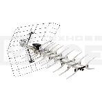 ТB антенна наружная для цифрового телевидения DVB-T2, RX-412 Rexant, фото 1