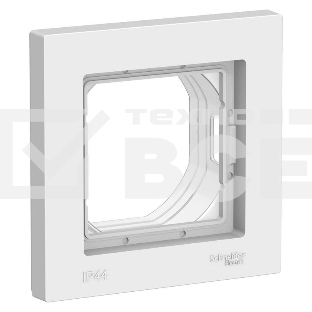 Рамка 1-м ATLAS DESIGN AQUA IP44 бел. SchE ATN440101