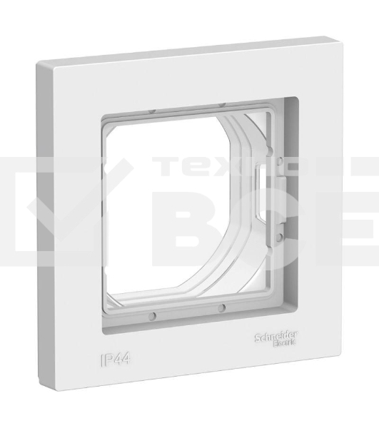 Рамка 1-м ATLAS DESIGN AQUA IP44 бел. SchE ATN440101