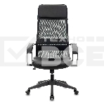 Кресло руководителя Бюрократ CH-608/BLACK TW-01 TW-11 черный, спинка сетка, искусст.кожа/ткань, фото7