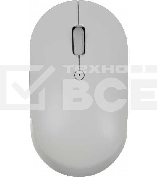 Мышь беспроводная Xiaomi Mi Dual Mode Wireless Mouse Silent Edition белый, 1300 dpi, радиоканал, Bluetooth, USB, кнопки - 5