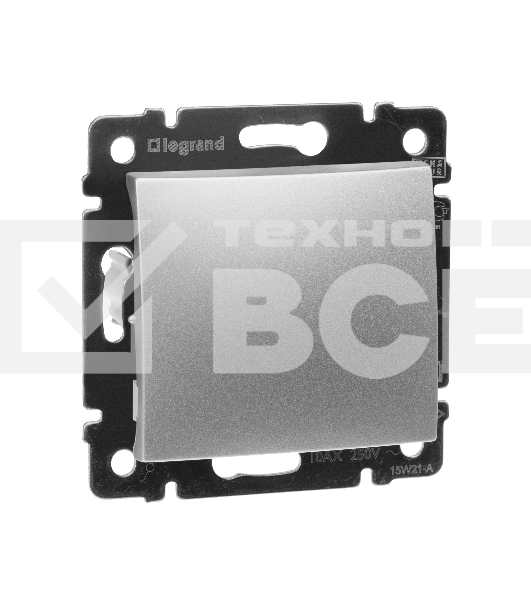 Переключатель Legrand 770106 2 напр. Valena (алюминий)