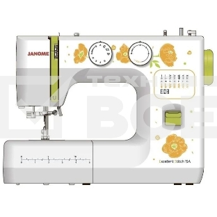 Швейная машина Janome Excellent Stitch 15A белый
