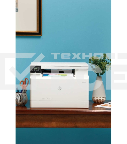 МФУ лазерный HP Color LaserJet Pro MFP M182n (7KW54A), A4, цветной, печ. до 16 стр/мин., 600 x 600 dpi (печать) 1200x1200dpi (скан.), USB, RJ-45, Air Print, Mopria