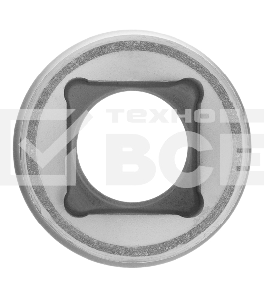 Головка торцевая, 17 мм, 6-гранная, CrV, под квадрат 1/2