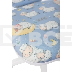 Кресло детское Бюрократ KD-W10 голубой овечки крестов. пластик пластик белый, фото7