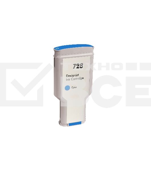 Струйный картридж NV Print 728 (NV-F9K17A) Cyan для HP DesignJet T830/T730 (300 мл)