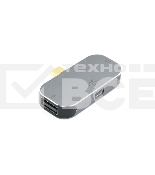 Адаптер Type C на Mini Display Port + USB + PD