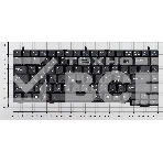 Клавиатура для ноутбука MSI Megabook VR330X VR330XB VR330, черная, фото2