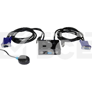 Переключатель KVM 2-портовый  ORIGO OKVM221/A1A с портами VGA и USB