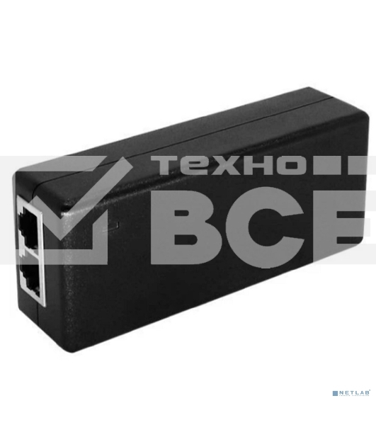 Инжектор PoE Digma DNP30W48GTAP 10/100/1000BASE-T 30Вт 100-240В(АС)