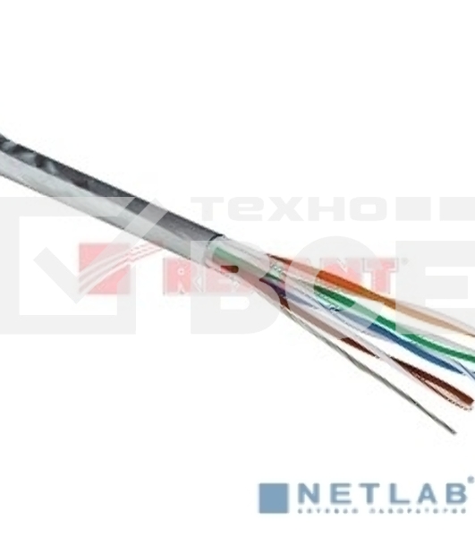 Кабель витая пара Rexant FTP 4PR 24AWG, CAT5e STRANDED (бухта 305 м)